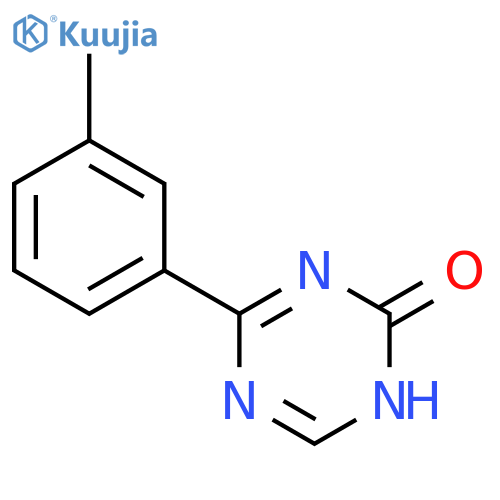 1,3,5-Triazin-2(1H)-one, 4-(3-methylphenyl)- structure