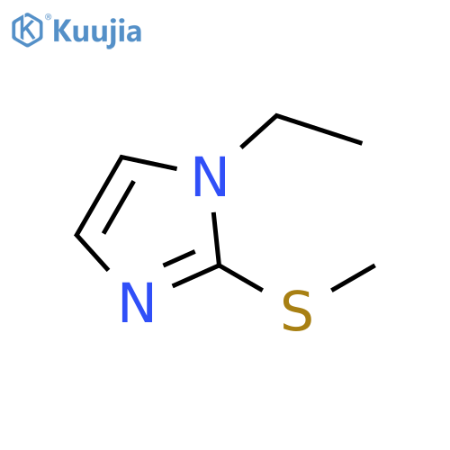 1H-Imidazole, 1-ethyl-2-(methylthio)- structure