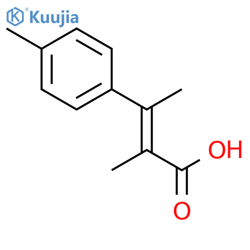 2-Butenoic acid, 2-methyl-3-(4-methylphenyl)-, (Z)- structure