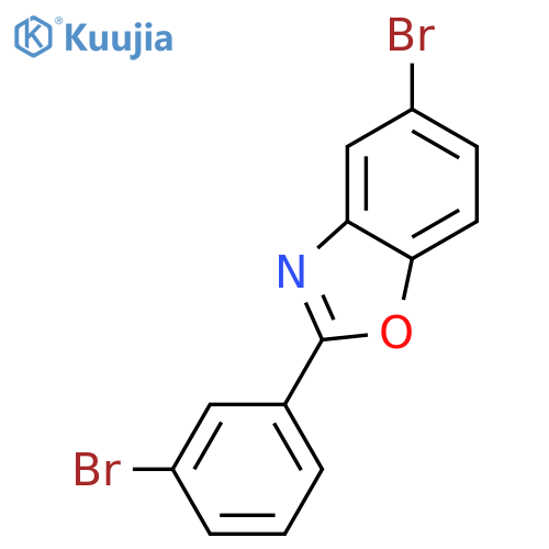 Benzoxazole, 5-bromo-2-(3-bromophenyl)- structure