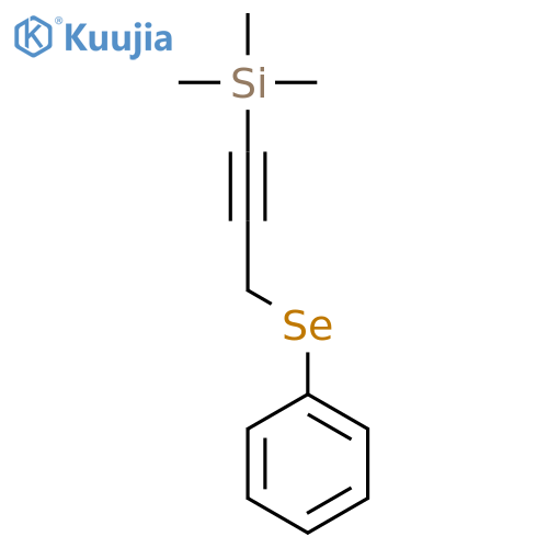 Silane, trimethyl[3-(phenylseleno)-1-propynyl]- structure