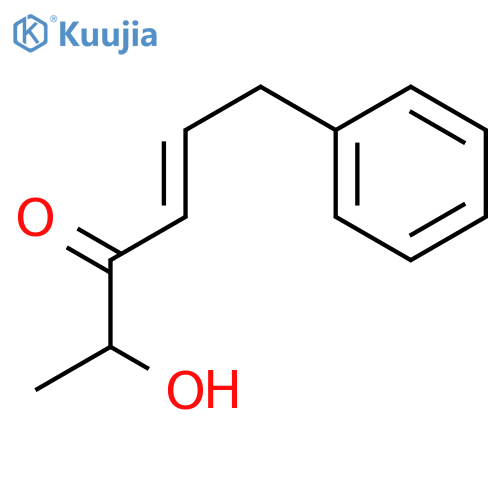 4-Hexen-3-one, 2-hydroxy-6-phenyl- structure