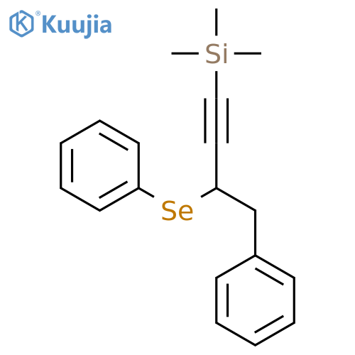 Silane, trimethyl[4-phenyl-3-(phenylseleno)-1-butynyl]- structure