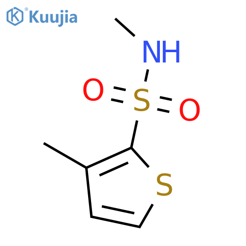 2-Thiophenesulfonamide, N,3-dimethyl- structure