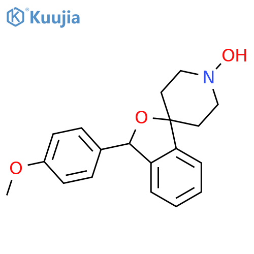 3-(4-methoxyphenyl)-1'H,3H-spiro[2-benzofuran-1,4'-piperidin]-1'-ol structure