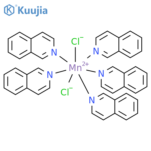 Manganese, dichloropentakis(isoquinoline)- structure