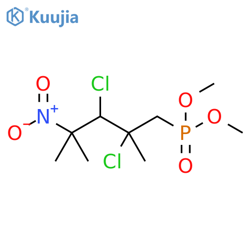 Phosphonic acid, (2,3-dichloro-2,4-dimethyl-4-nitropentyl)-, dimethyl ester (9CI) structure