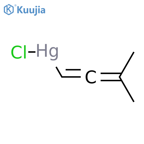 Mercury, chloro(3-methyl-1,2-butadienyl)- structure