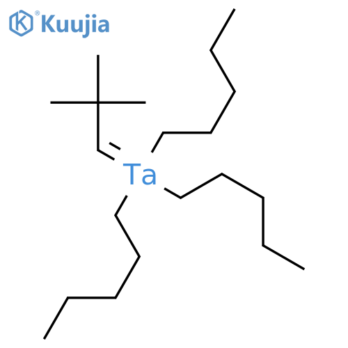 Tantalum, (2,2-dimethylpropylidene)tripentyl- structure