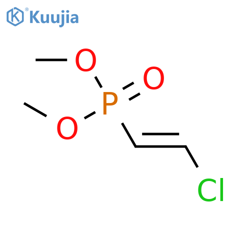 Phosphonic acid, (2-chloroethenyl)-, dimethyl ester structure