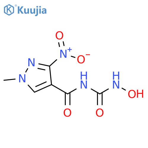 1H-Pyrazole-4-carboxamide,N-[(hydroxyamino)carbonyl]-1-methyl-3-nitro- structure