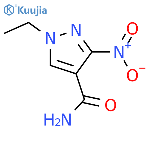 1H-Pyrazole-4-carboxamide, 1-ethyl-3-nitro- structure