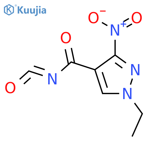 1H-Pyrazole-4-carbonyl isocyanate, 1-ethyl-3-nitro- structure