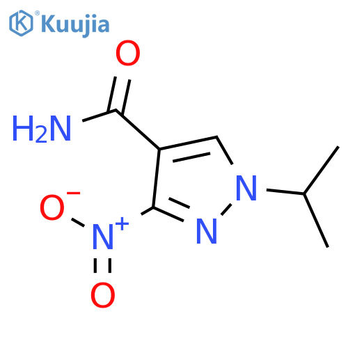 1H-Pyrazole-4-carboxamide, 1-(1-methylethyl)-3-nitro- structure
