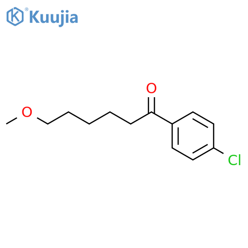 1-Hexanone, 1-(4-chlorophenyl)-6-methoxy- structure