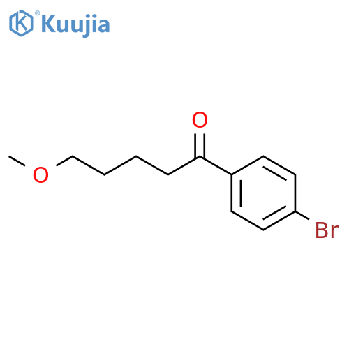 1-Pentanone, 1-(4-bromophenyl)-5-methoxy- structure