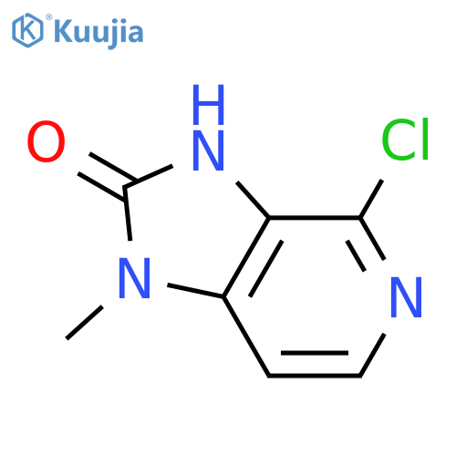 4-chloro-1,3-dihydro-1-methyl-2H-Imidazo[4,5-c]pyridin-2-one structure