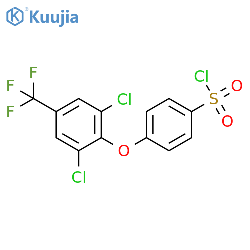 Benzenesulfonyl chloride, 4-[2,6-dichloro-4-(trifluoromethyl)phenoxy]- structure