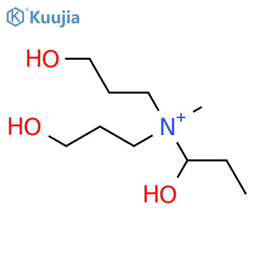 1-Hydroxy-N,N-bis(3-hydroxypropyl)-N-methylpropan-1-aminium structure
