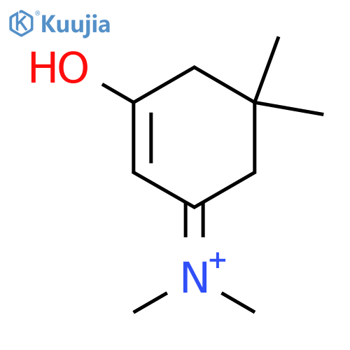 Methanaminium,N-(3-hydroxy-5,5-dimethyl-2-cyclohexen-1-ylidene)-N-methyl- structure