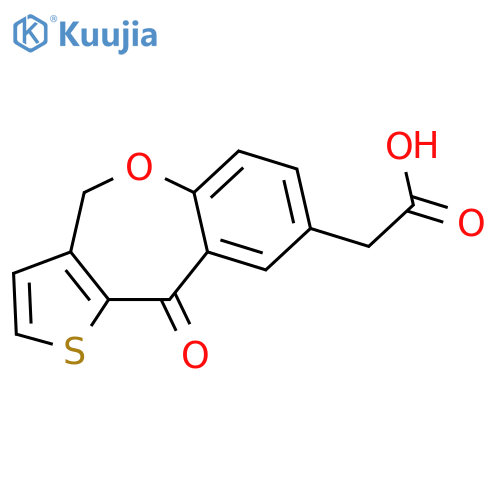 THIENO[3,2-C][1]BENZOXEPIN-8-ACETIC ACID, 4,10-DIHYDRO-10-OXO- structure