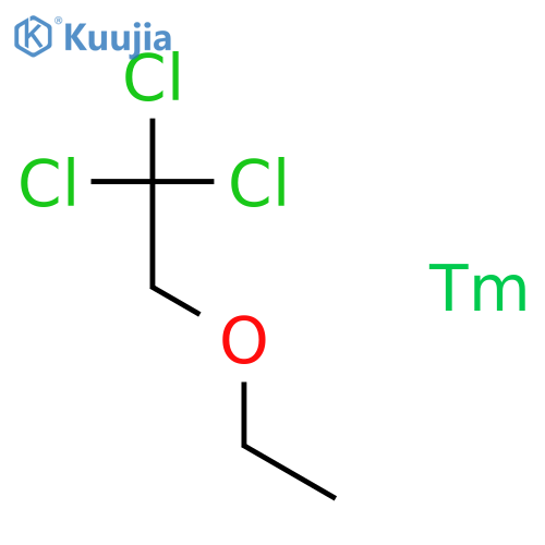 Thulium, trichloro[1,1'-oxybis[ethane]]- structure