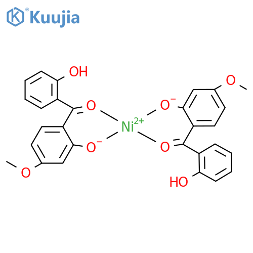 Nickel, bis[(2-hydroxy-4-methoxyphenyl)(2-hydroxyphenyl)methanonato]- (9CI) structure