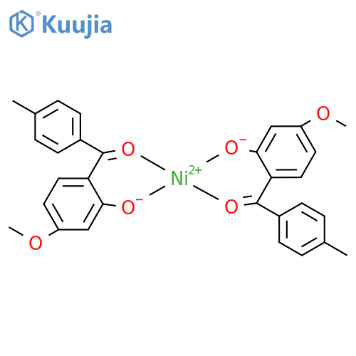 Nickel, bis[(2-hydroxy-4-methoxyphenyl)(4-methylphenyl)methanonato]- (9CI) structure