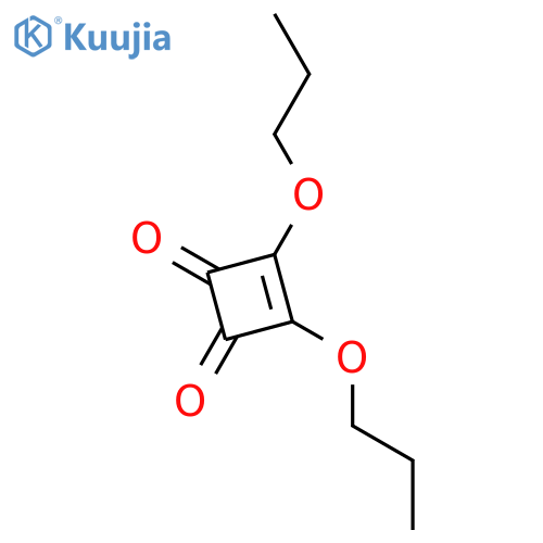 3-Cyclobutene-1,2-dione, 3,4-dipropoxy- structure