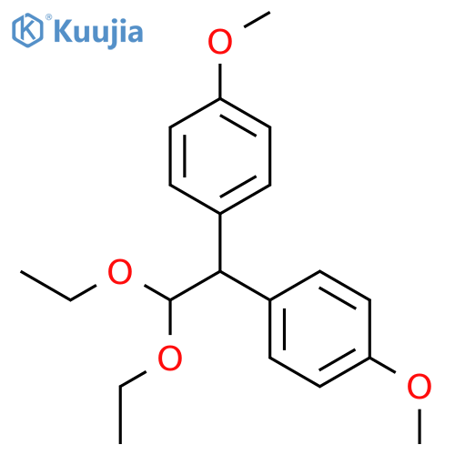 Benzene, 1,1'-(2,2-diethoxyethylidene)bis[4-methoxy- structure