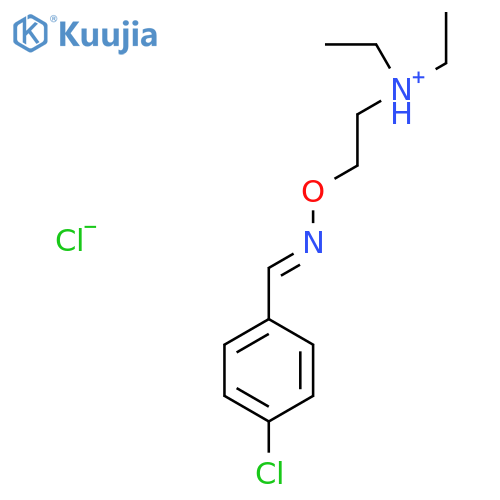 BENZALDEHYDE, p-CHLORO-, O-(DIETHYLAMINOETHYL)OXIME, HYDROCHLORIDE, (E)- structure