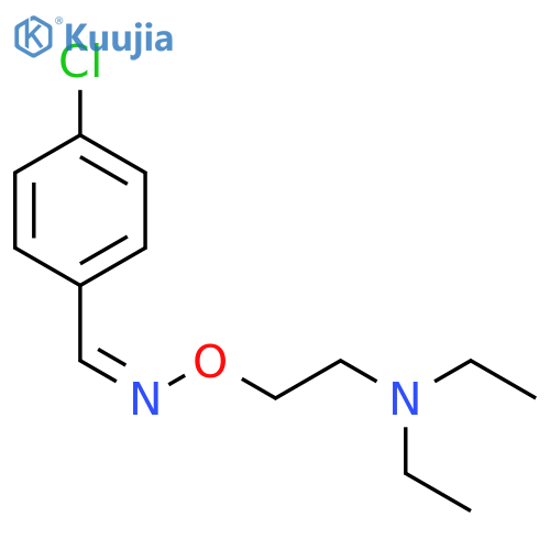 Benzaldehyde, 4-chloro-, O-[2-(diethylamino)ethyl]oxime, (Z)- structure