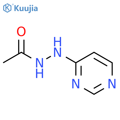 Acetic acid, 2-(4-pyrimidinyl)hydrazide structure