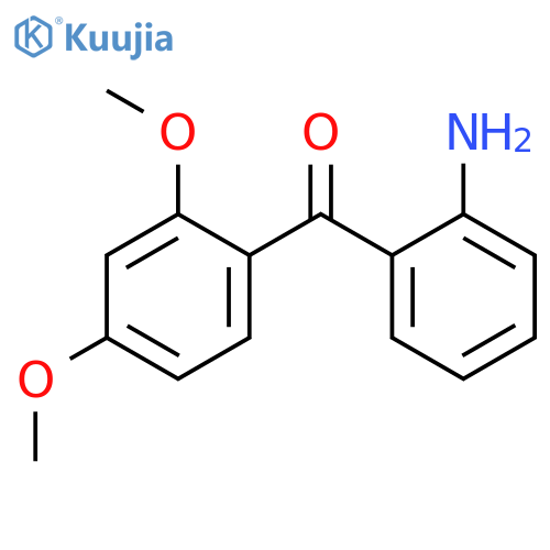 Methanone, (2-aminophenyl)-(2,4-dimethoxyphenyl)- structure