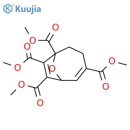 9-Oxabicyclo[4.2.1]nona-4,7-diene-1,4,7,8-tetracarboxylic acid,tetramethyl ester structure