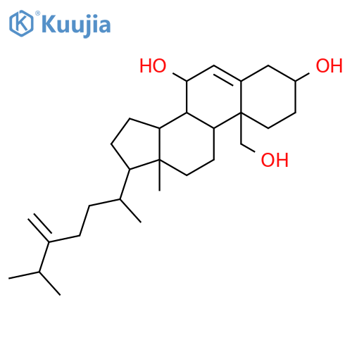 (3S,7R,8R,9R,10S,13R,14R,17R)-10-(hydroxymethyl)-13-methyl-17-[(2R)-6- methyl-5-methylidene-heptan-2-yl]-2,3,4,7,8,9,11,12,14,15,16,17-dodeca hydro-1H-cyclopenta[a]phenanthrene-3,7-diol structure