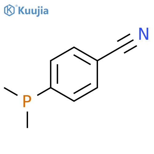 Benzonitrile, 4-(dimethylphosphino)- structure