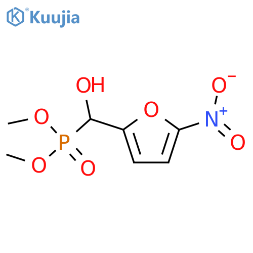 Phosphonic acid, [hydroxy(5-nitro-2-furanyl)methyl]-, dimethyl ester structure