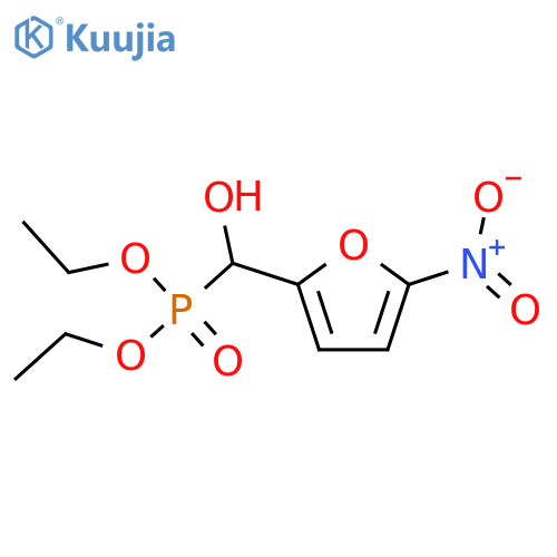 Phosphonic acid, [hydroxy(5-nitro-2-furanyl)methyl]-, diethyl ester structure