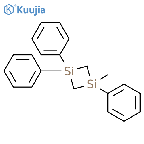 1,3-Disilacyclobutane, 1-methyl-1,3,3-triphenyl- structure
