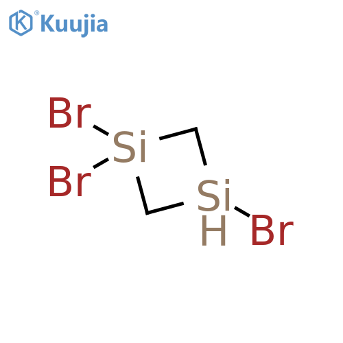 1,3-Disilacyclobutane, 1,1,3-tribromo- structure