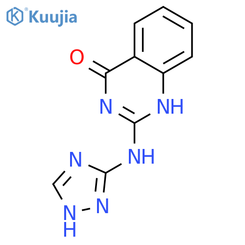 4(1H)-Quinazolinone, 2-(1H-1,2,4-triazol-3-ylamino)- structure