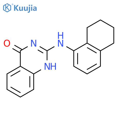 4(1H)-Quinazolinone, 2-[(5,6,7,8-tetrahydro-1-naphthalenyl)amino]- structure