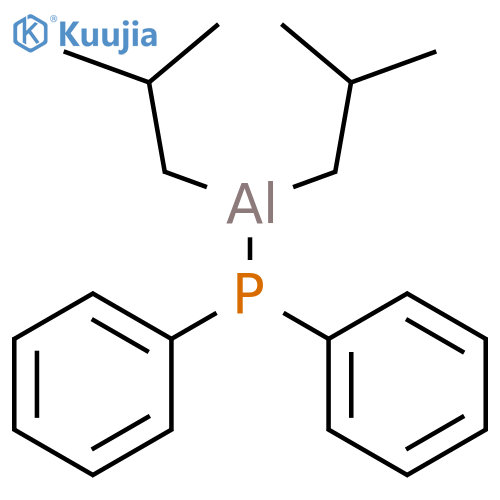 Aluminum, (diphenylphosphino)bis(2-methylpropyl)- structure
