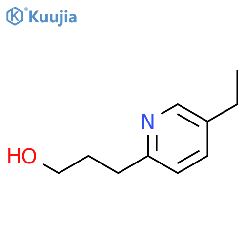 3-(5-ethylpyridin-2-yl)propan-1-ol structure