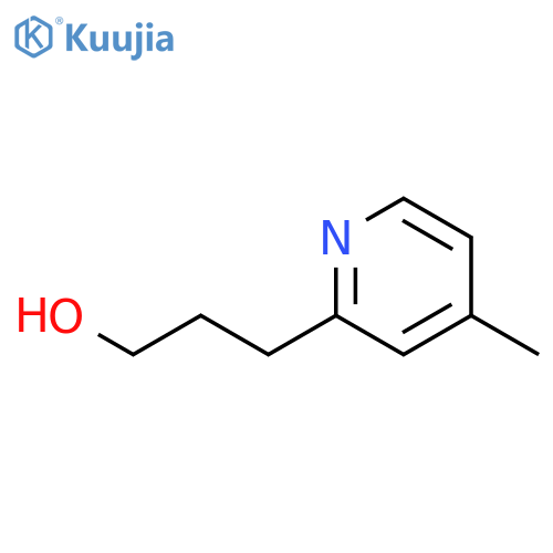 3-(4-methylpyridin-2-yl)propan-1-ol structure