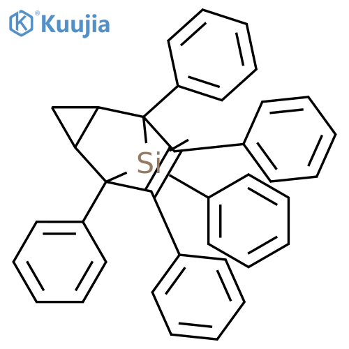 8-SILATRICYCLO[3.2.1.02,4]OCT-6-ENE, 8-METHYL-1,5,6,7,8-PENTAPHENYL- structure