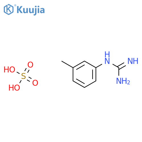Guanidine, (3-methylphenyl)-, sulfate structure