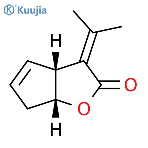 2H-Cyclopenta[b]furan-2-one,3,3a,6,6a-tetrahydro-3-(1-methylethylidene)-, cis- structure