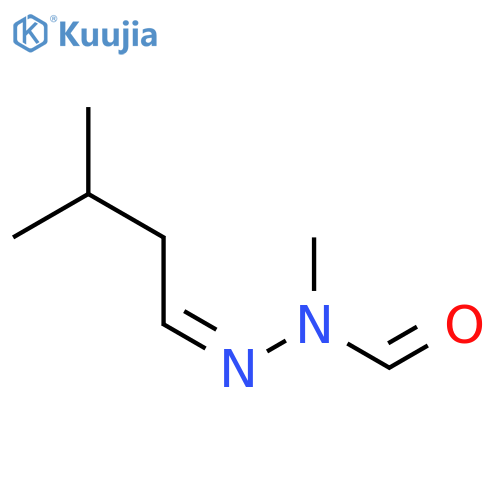 Hydrazinecarboxaldehyde, methyl(3-methylbutylidene)-, (Z)- structure